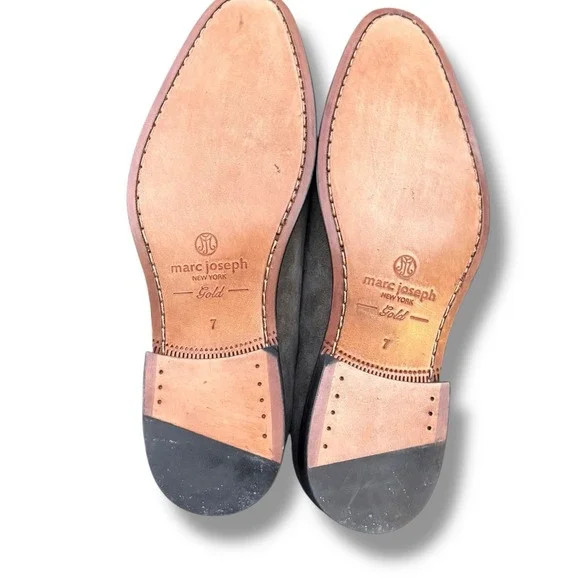 Marc Joseph Mens Lace up Watts St Gray Oxford‎ Dress Shoe in Gray Size 7
